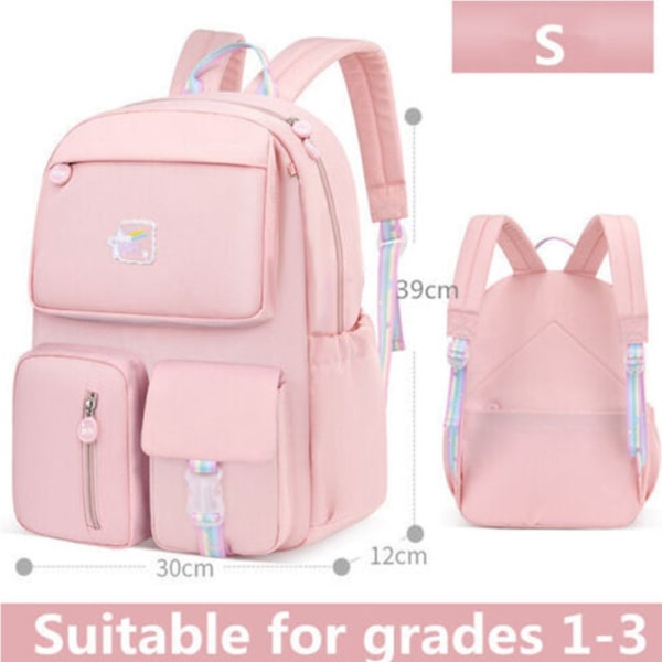 Vedenpitävät lasten koululaukut Pink