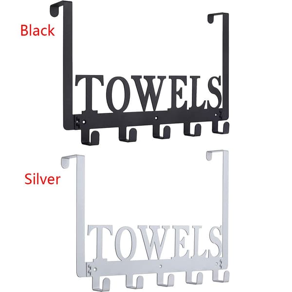 Handdukskrok Kläder Organizer Rack Förvaring SILVER silver