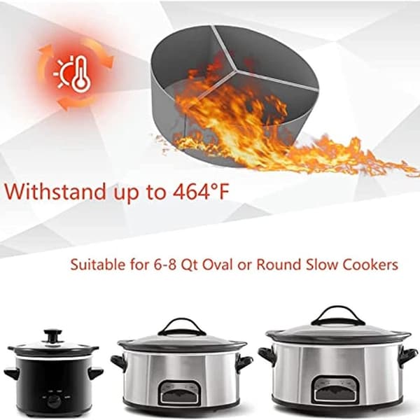 Slow Cooker Liners Slow Cooker Divider Liner GRÅ grey