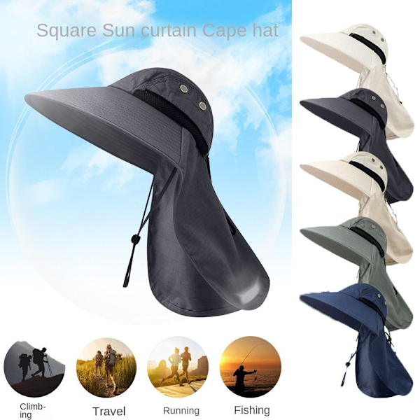 Summer Sun Hat Camping Cap TUMMANHARMAA dark grey