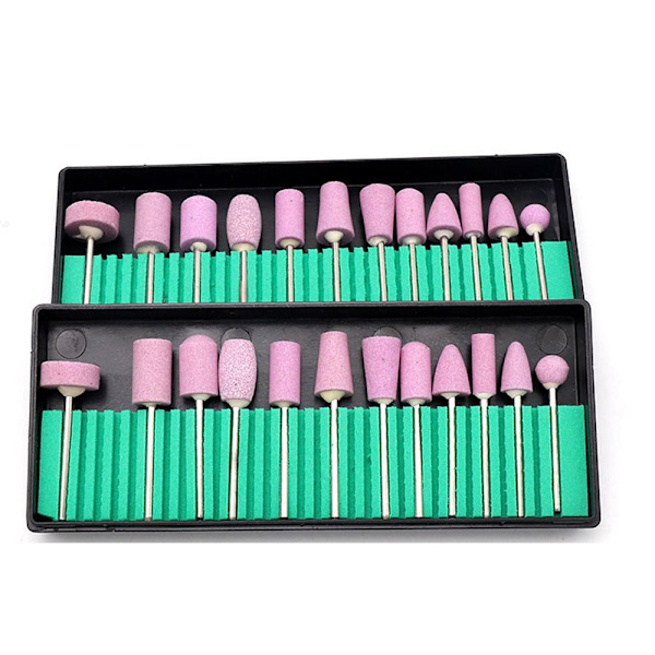 12stk Slipebits Slipesteiner Slipeskivehode