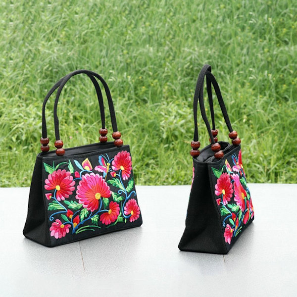 Broderede tasker Bucket Bag 3 3 3
