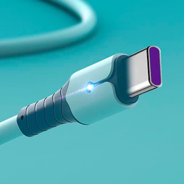 Ladekabel Hurtigtelefonlader ROSA 2MMICRO MICRO Pink 2MMicro-Micro
