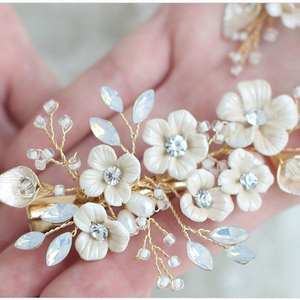 Brudekam Bryllupshodeplagg ØREPINGER ØRERINGER earrings
