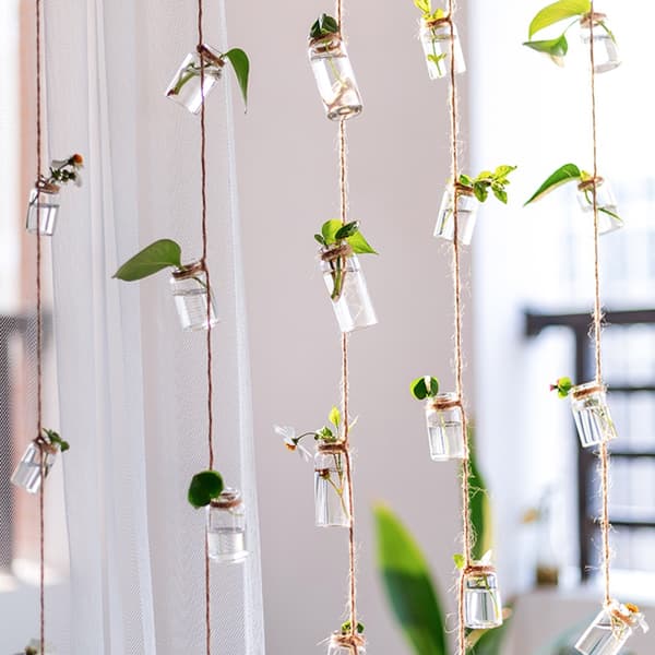 Glasvas Hängande Vas Wind Chimes