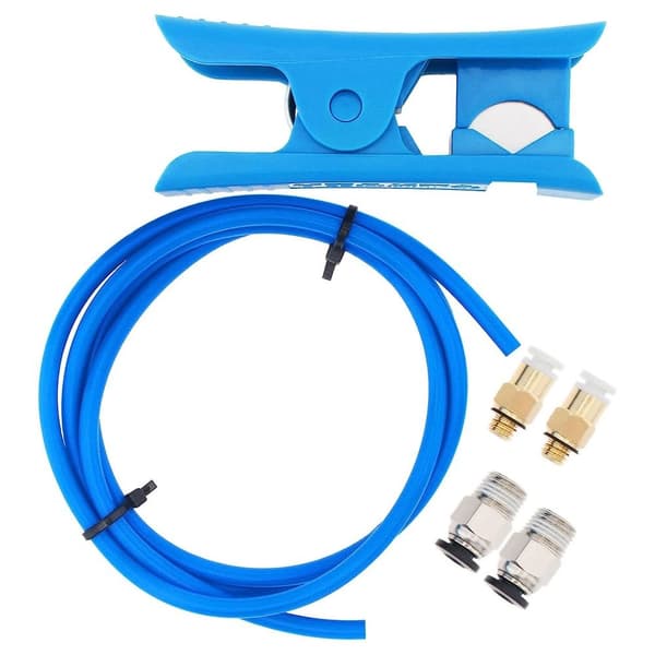 1M PTFE-rör Bowden-slang med 2X PC4-M6 & PC4-M10