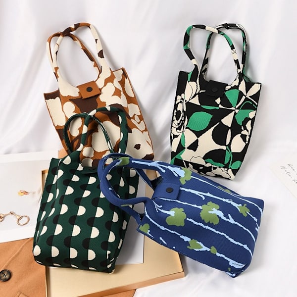 Knit Handbag Kangaskassi 3 3 3