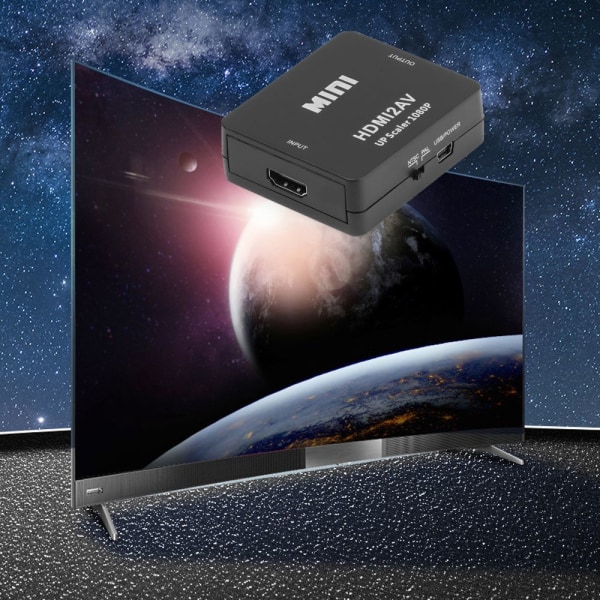 HDMI till 3 RCA CVBS Converter Adapter