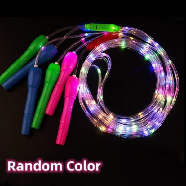 Jump Ropes Sjippetov LED Lysende Random Color