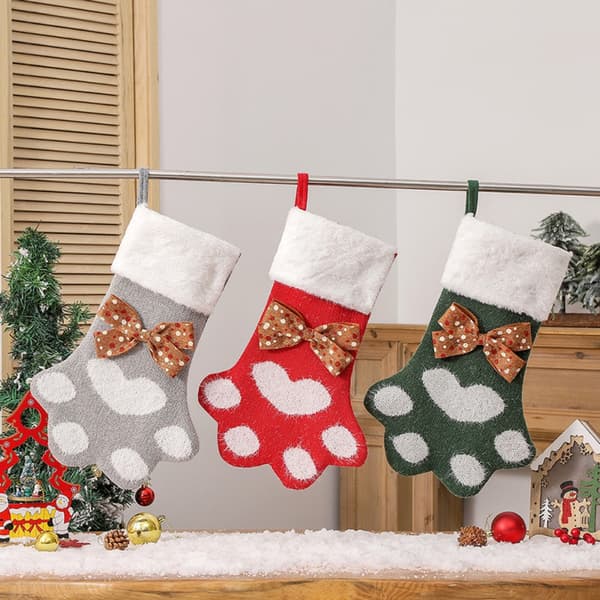 Julstrumpor Xmas Present Godispåse GRÅ grey
