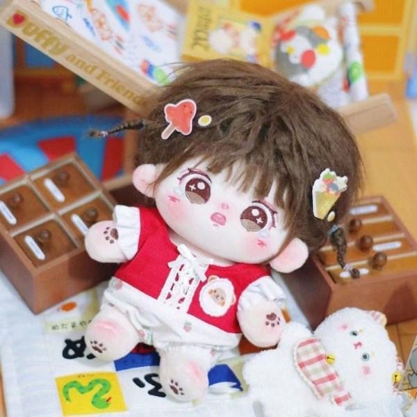 Doll Clothes T-paita Rompers RED Red