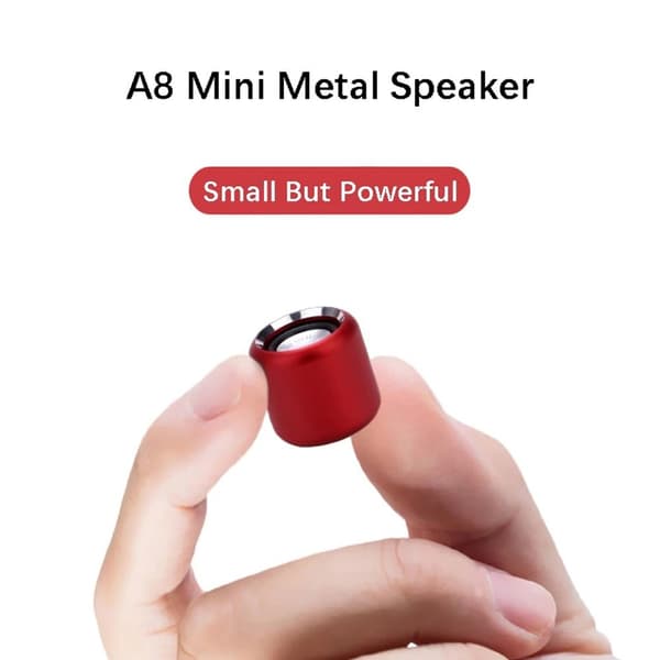 Mini langaton Bluetooth -kaiutin musiikkisoitin MUSTA Black