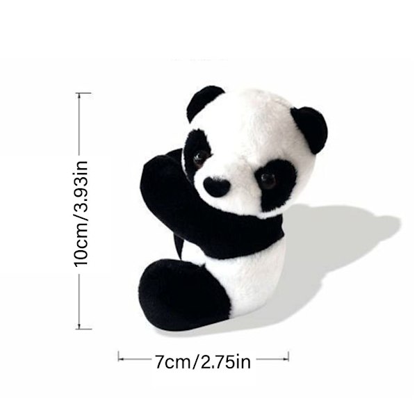 Minikramar Panda Clip Plysch djurleksaker fylld docka