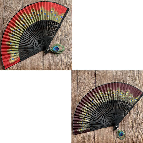 Silk Fan Hand Fan LILLA purple