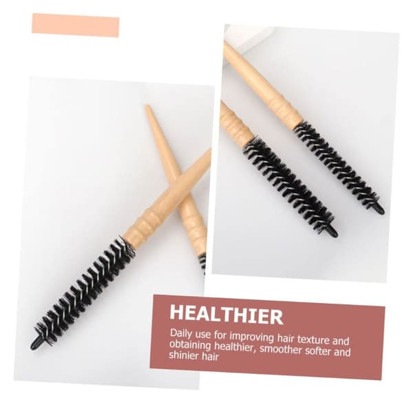 2PC Frisør Small Roller Comb Styling Roll Hårbørste STOR Large