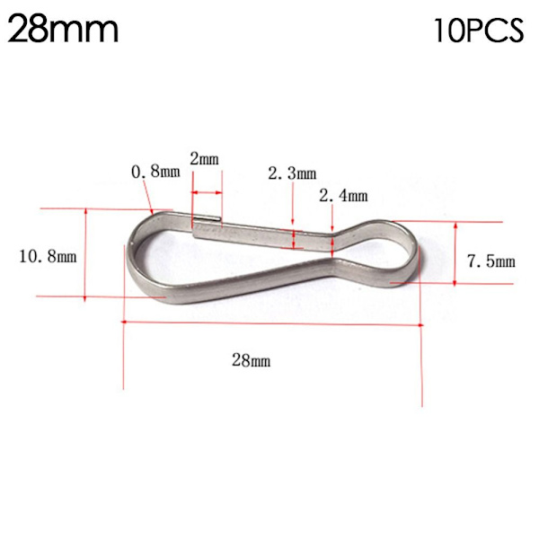 10 kpl metallisoljet nukkelaukkuketju 28mm 28mm