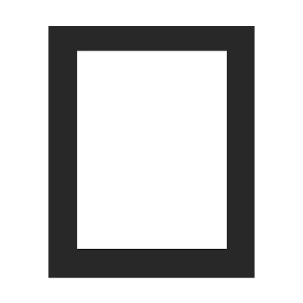 Fotomattor Pappersfästen SVART black