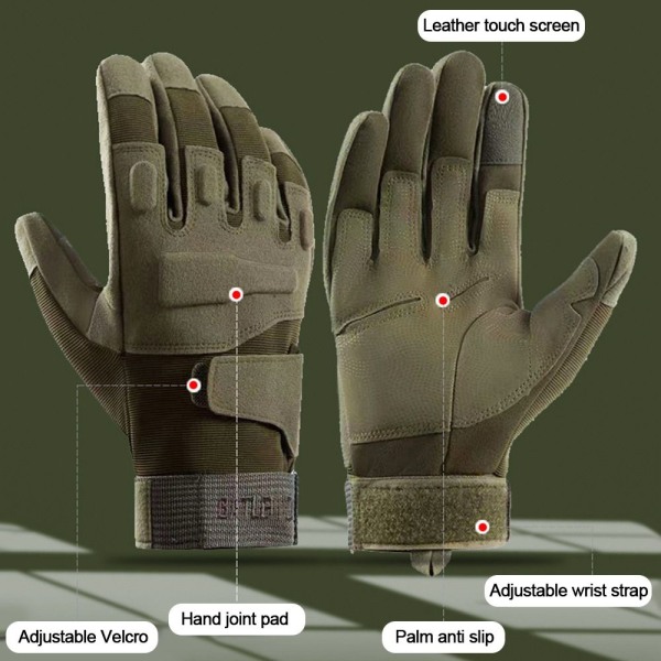 Tactical Gloves Cykelhandsker GREEN L green L