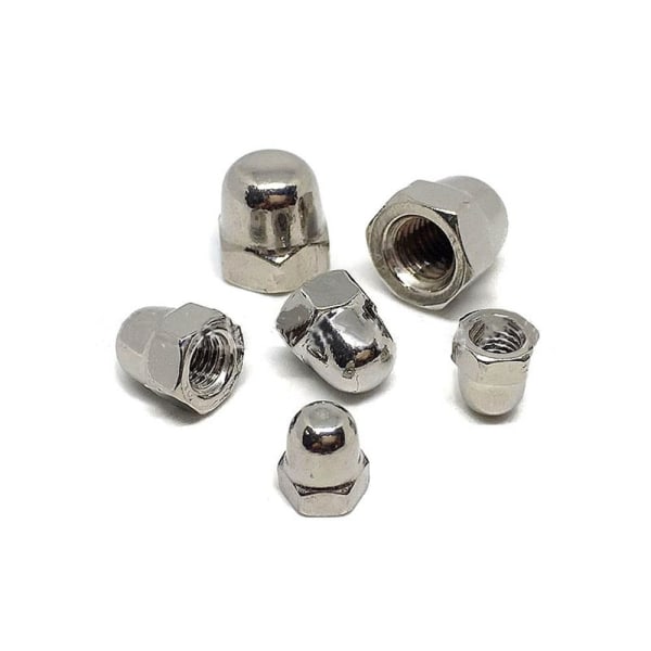170 stk. Acorn Cap Nuts Kuppel Cap Nuts Hex Nuts Sortimentssæt
