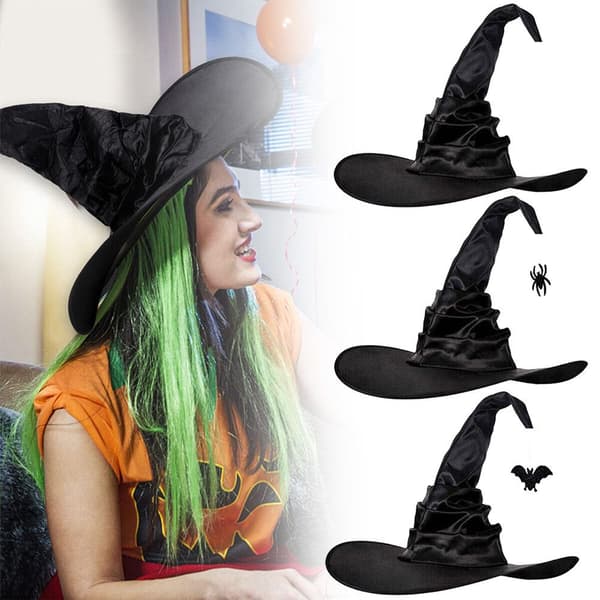 Halloween häxhatt Cap Cosplay kostym C