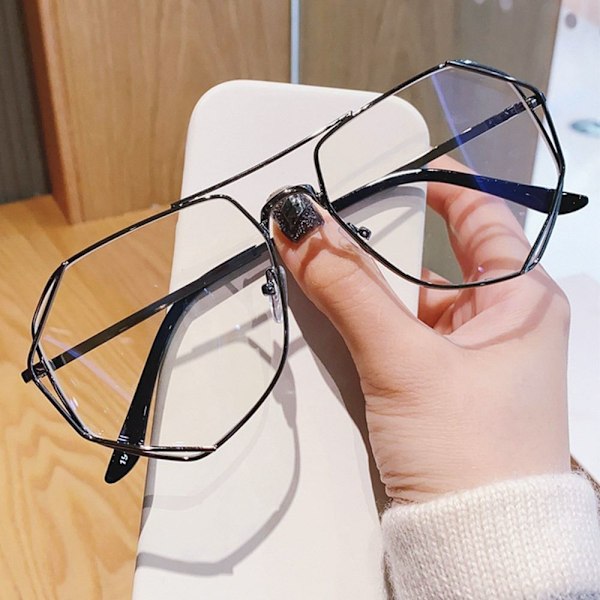 Anti-Blue Light Glasses Ylisuuret silmälasit KELTAINEN KELTAINEN Yellow