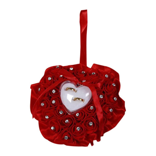 Ring Box case PUNAINEN red