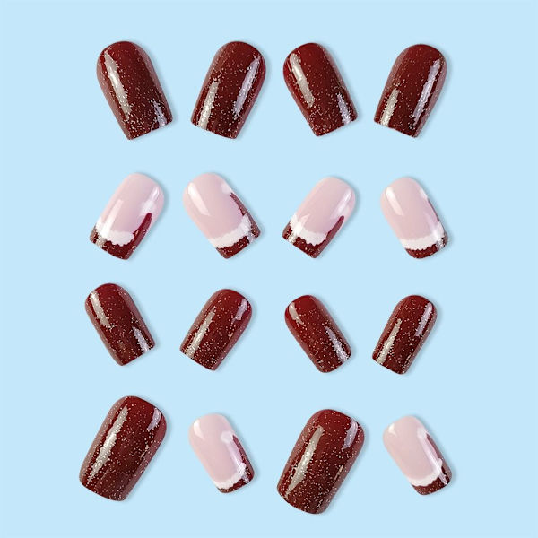 Christmas French Fake Nails False Nail 1 1 1