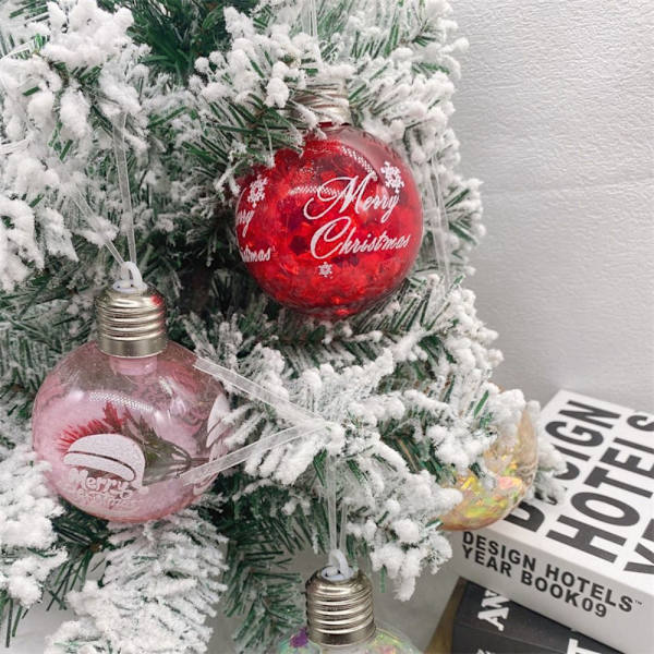 Christmas Ball Lights Luminous Bulb Pendant E E E