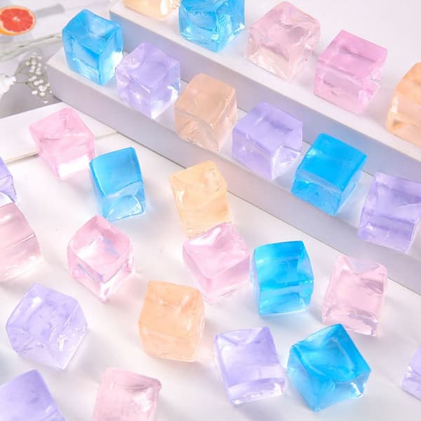 8 stk Ice Block Legetøj Ice Cube Fidget Toy