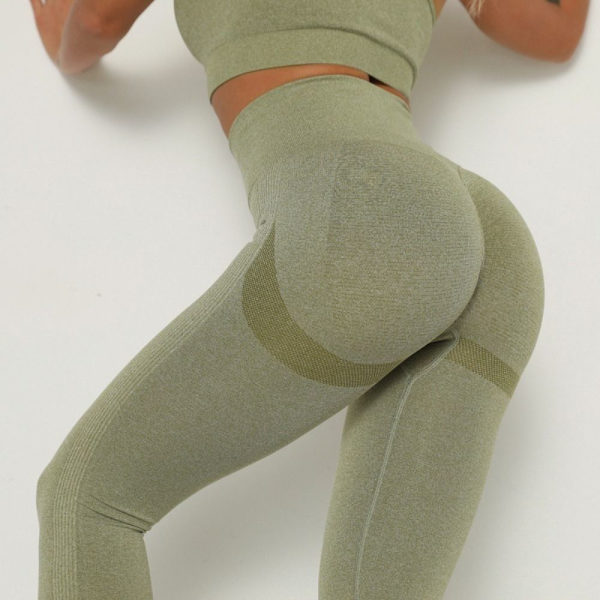 Sport Seamless Leggings Yoga Leggings ARMY GREEN M army green M