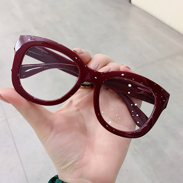Anti-UV Blue Rays Glasögon Datorglasögon BRUNA brown