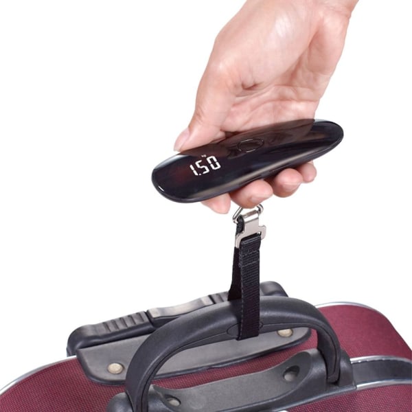 Digital bagasjevekt Elektronisk LCD-skala koffert reiseveske