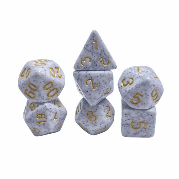 7kpl / set DND Dice Polyhedral Dice STYLE 2 STYLE 2 Style 2