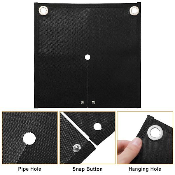 3 stk. Svejsetæppe Flammebeskytter Pad Heat Shield Mat