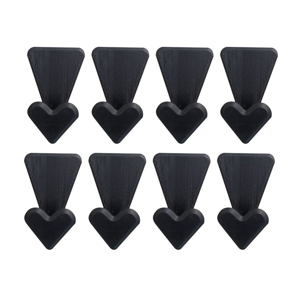 8/12/18 stk Plassbesparende kleshengere Kroker Kleshengerkobling White 18PCS-18PCS