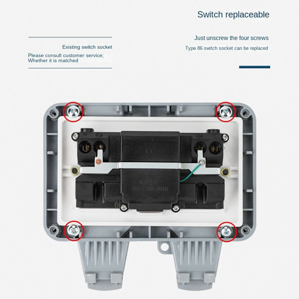 Socket Box Switched Socket Vandtæt