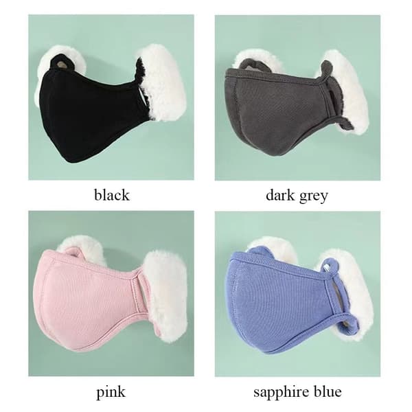 Maske Munndeksel MØRKEGRÅ dark grey