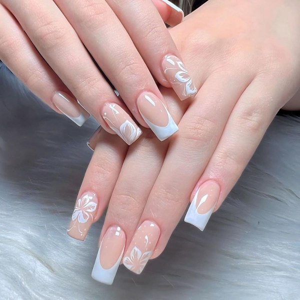French Fake Nails Ballerina False Nail 2 2 2