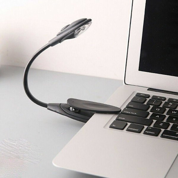 Clip On Lamp Book LjusGRÅ Grey