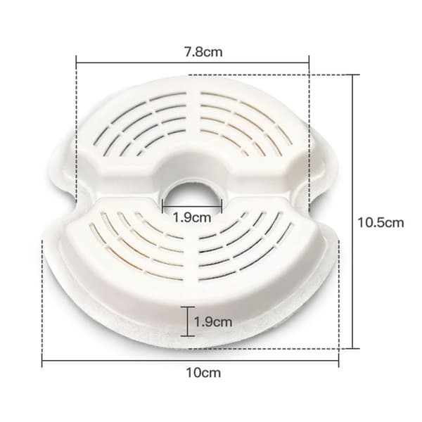 Pet Founian Filter Vattenfilter 8PCS 8PCS 8Pcs
