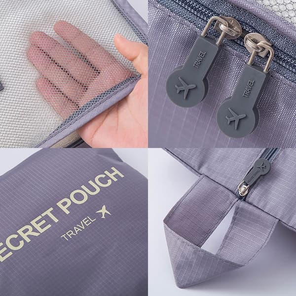 Reseförvaringsväskor 7 delar Set GRÅ 7 ST 7 ST Grey 7 Pcs-7 Pcs
