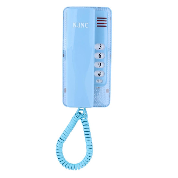 Fast telefon Trådbunden telefon BLÅ Blue