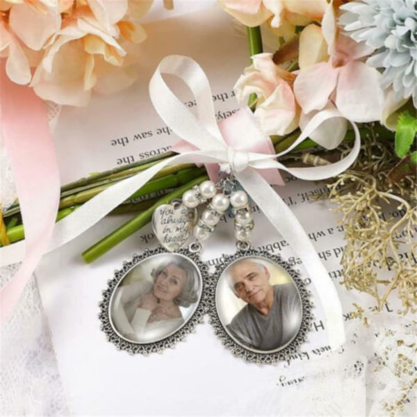 2stk Hjerte Fotoramme Med Hjerteperler 3STK 3STK 3pcs