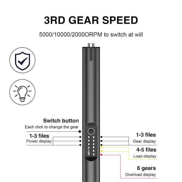 Trebearbeiding Gravering Pen Mini Wireless Drill BLÅ Blue