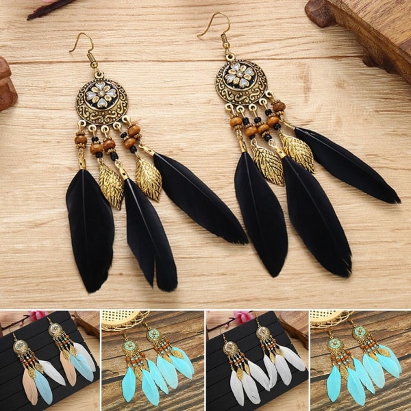 Dingle øredobber Tassel Beads Øredobber 6 6 6