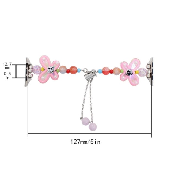 Pearl Strap Butterfly Armbånd PINK 38/40/41MM pink 38/40/41mm