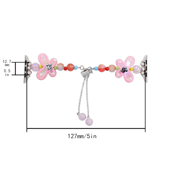 Pearl Strap Butterfly Armband VIT 42/44/45MM white 42/44/45mm