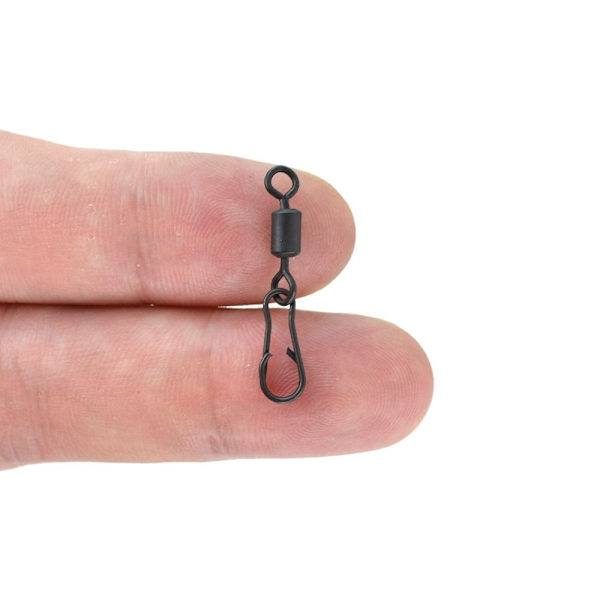 40stk fiskeswivel med trykknapper Fishing Snap Connector fiske
