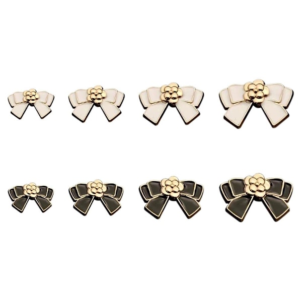 Vaatenapit Rusettinapit VALKOINEN 23MM10KPL 10KPL white 23MM10pcs-10pcs