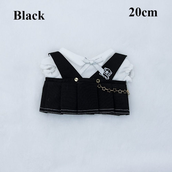 1 Set 10/20cm Dockkläder Dockklänningar SVART 20CM Black 20cm